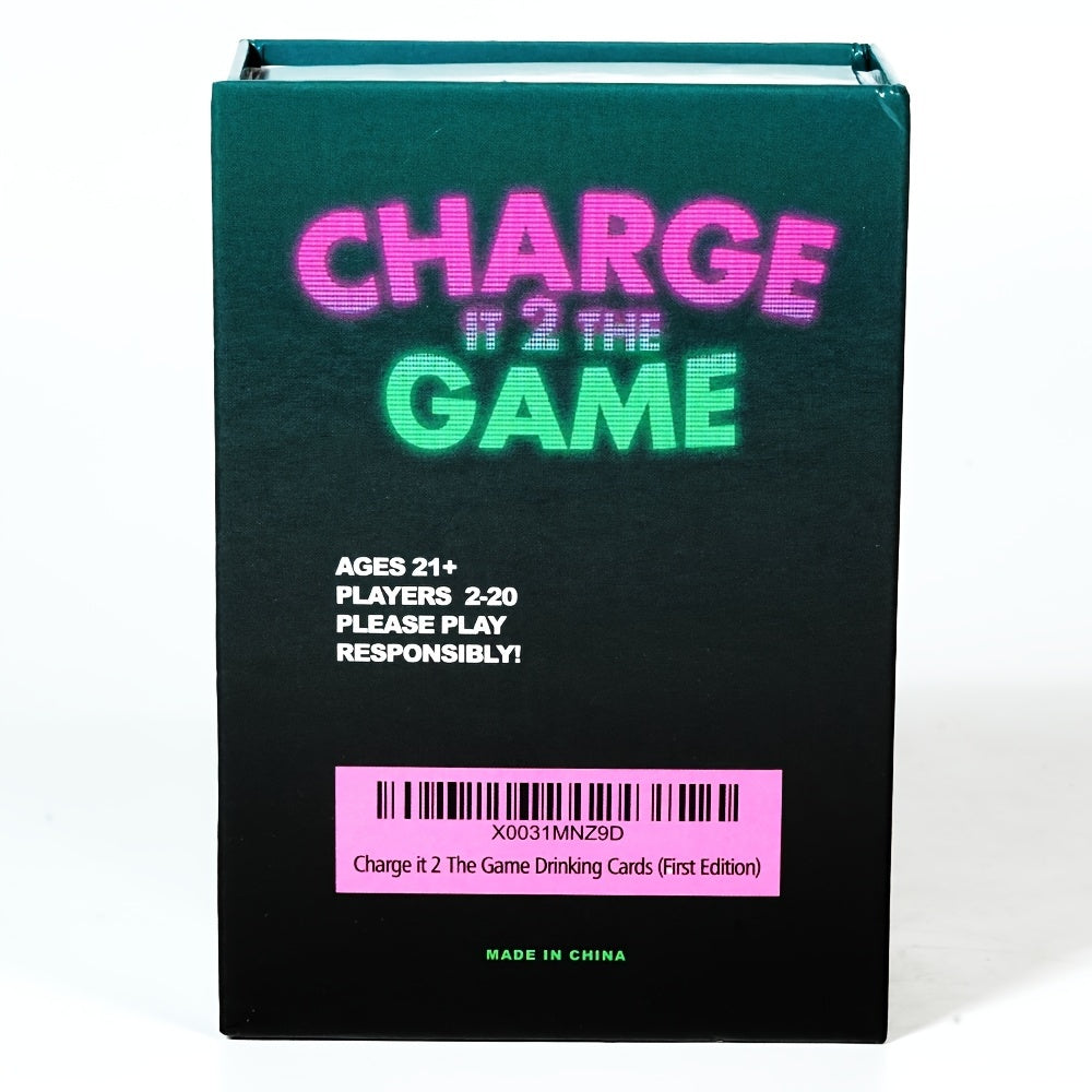 21+ Adults' Favorite Charge it 2 The Game Drinking Cards