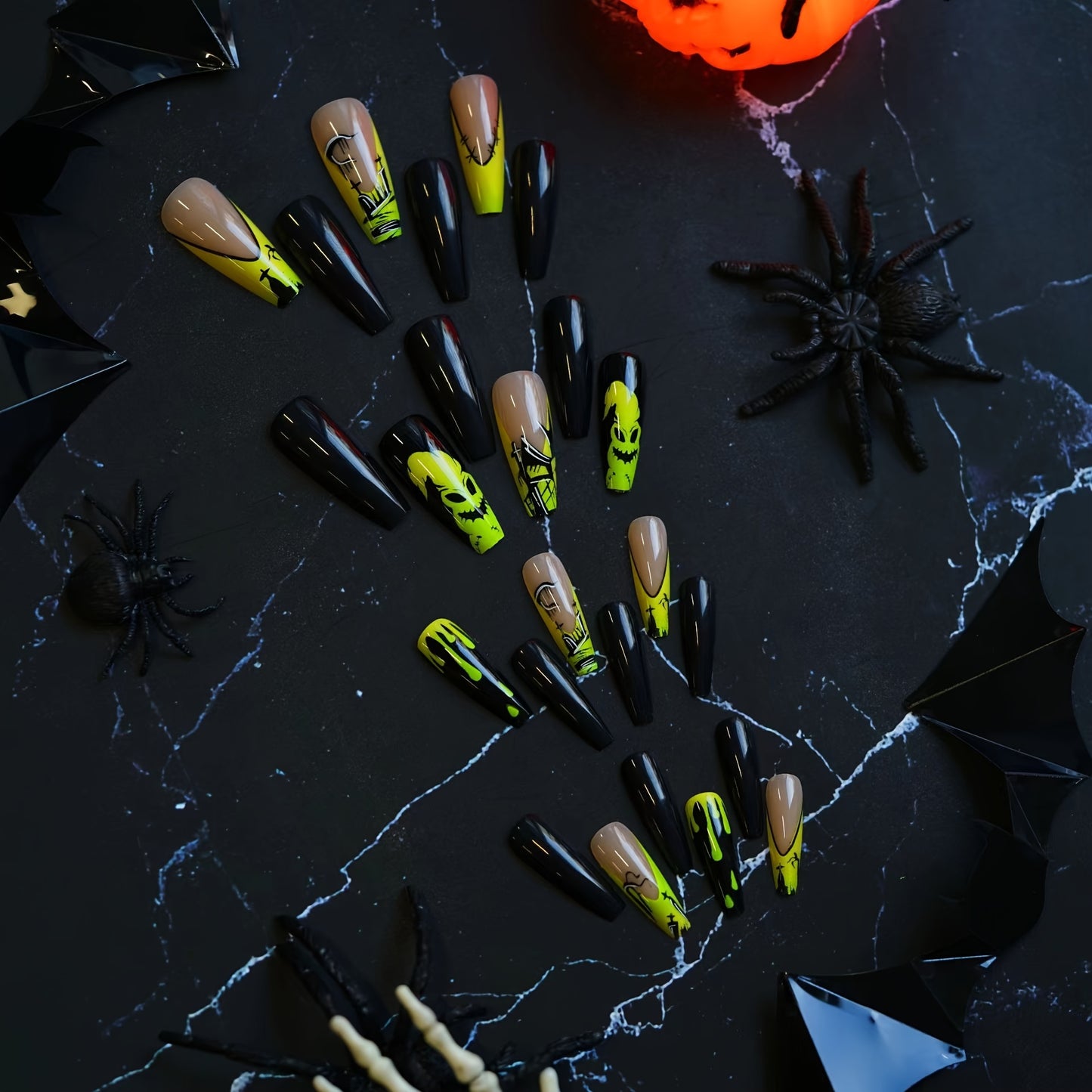 24-Piece Long Ballet Nail Set
