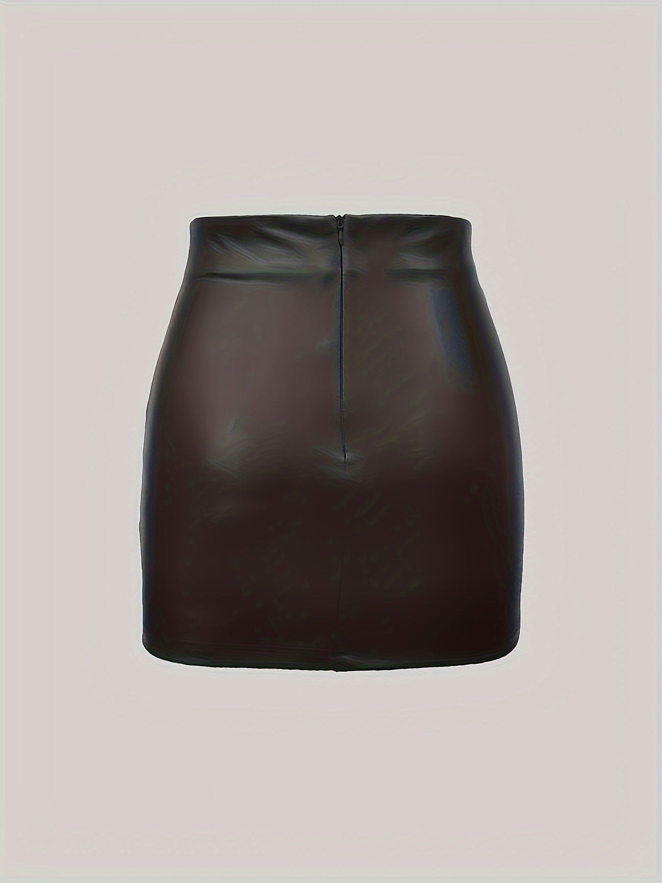 Sexy Mini Leather Bodycon Skirt