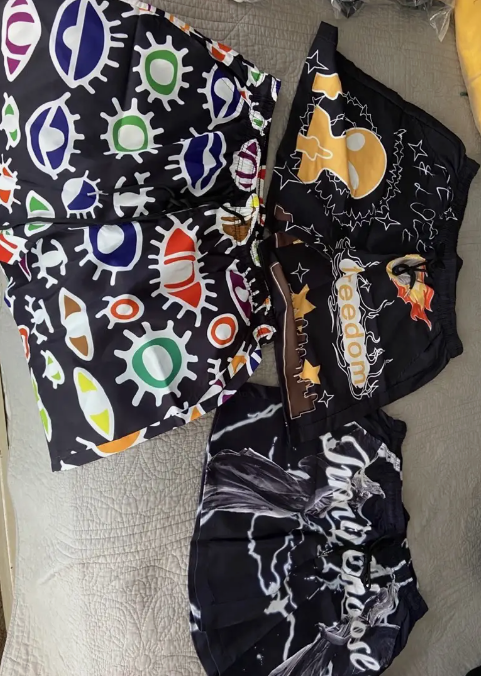 3-Pack Set of Men's Fashion Board Shorts