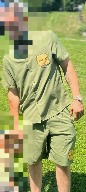 2Pcs Men's Summer Outfit Set