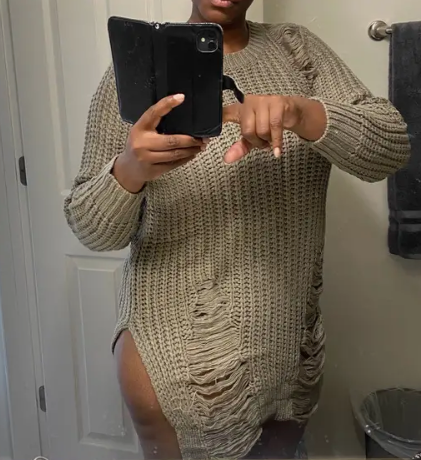 Ripped Sweater