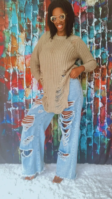 Ripped Sweater