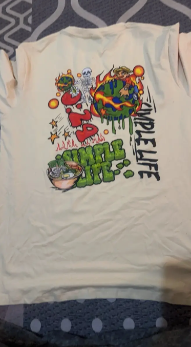Vibrant Cartoon Print Tee