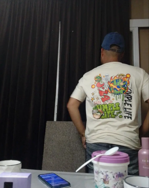 Vibrant Cartoon Print Tee