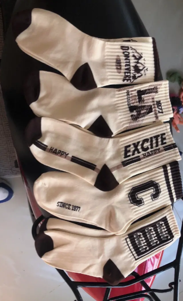 5 Pairs of Premium Men's Crew Socks