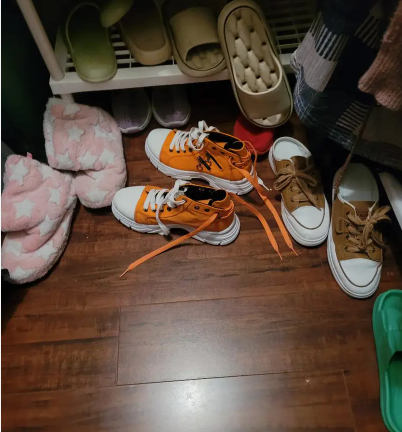 Womens Canvas Platform Sneakers