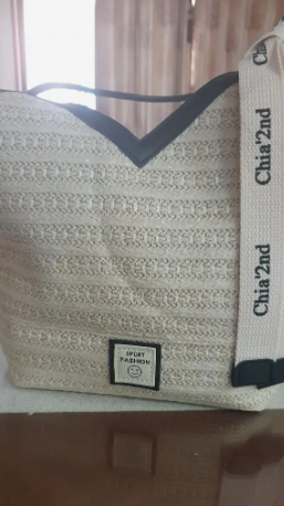 Retro Straw Tote Bag,Vacation Shoulder Bag, Trendy Woven Beach Bag For Travel Holiday