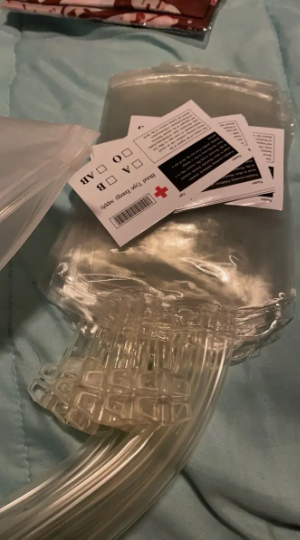 32pcs 10 Reusable Blood Bag Drink Containers