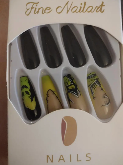 24-Piece Long Ballet Nail Set