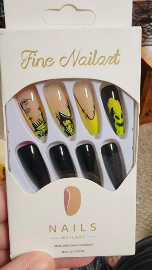 24-Piece Long Ballet Nail Set