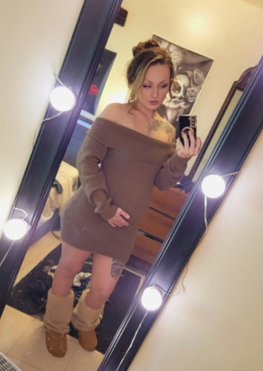 Stylish Foldover Off-Shoulder Bodycon Dress