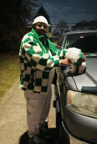Thick Plaid Lambswool Jacket with Polar Fleece Lining