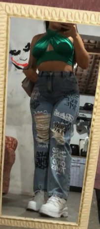 Trendy Street Style Wide-Leg Jeans
