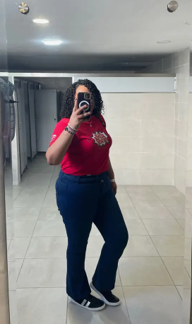 Plus Size Womens High Rise Flared Leg Jeans