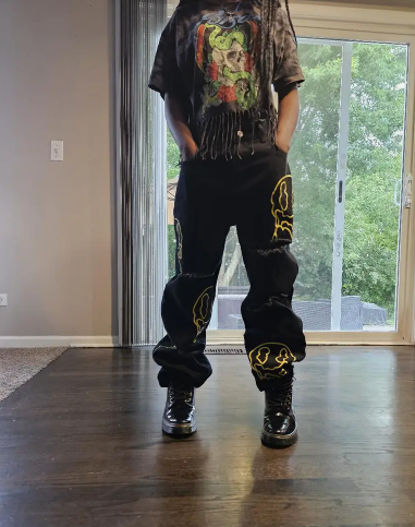 Long Length High Waist Street Style Jeans