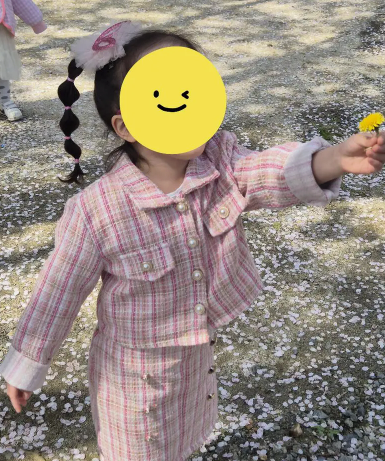 2 Pieces Little Girl's Cardigan Set
