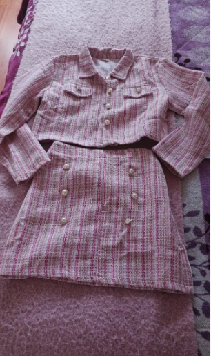 2 Pieces Little Girl's Cardigan Set