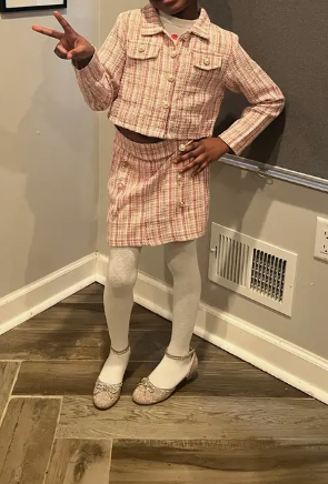 2 Pieces Little Girl's Cardigan Set
