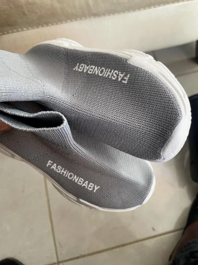 Boys Mid-Top Breathable Fabric Slip-On Sneakers