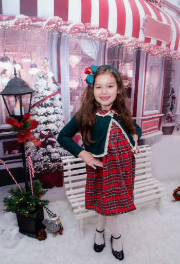 2-Piece Girls' Christmas Outfit Set