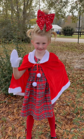 2-Piece Girls' Christmas Outfit Set