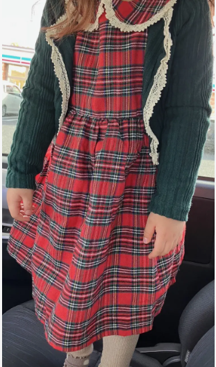2-Piece Girls' Christmas Outfit Set
