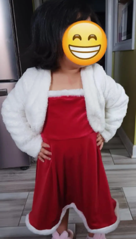 2 Pcs Plush Long Sleeve Cardigan + Cami Dress Set for Girls