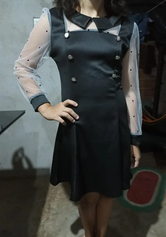 4 Color Midi Length Long Sleeve Summer Dress