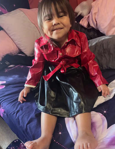 Leather Dress for Girls