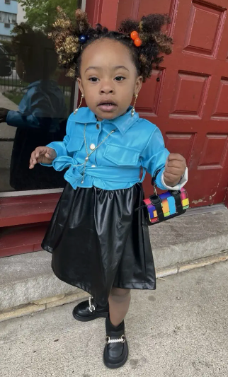 Leather Dress for Girls