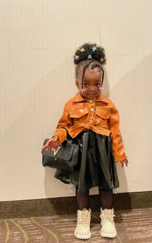 Leather Dress for Girls