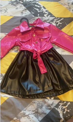 Leather Dress for Girls