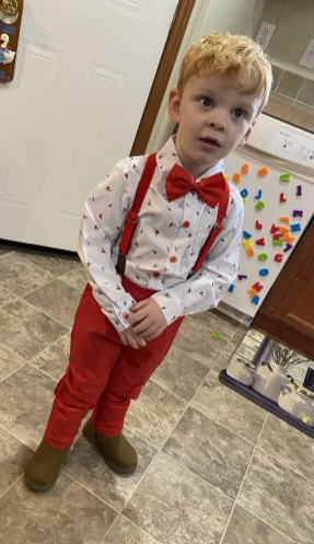3pcs Adorable Gentleman Outfit Set