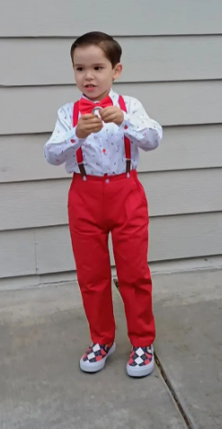 3pcs Adorable Gentleman Outfit Set