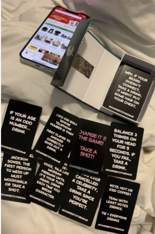 21+ Adults' Favorite Charge it 2 The Game Drinking Cards
