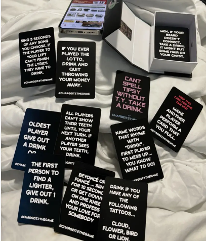 21+ Adults' Favorite Charge it 2 The Game Drinking Cards