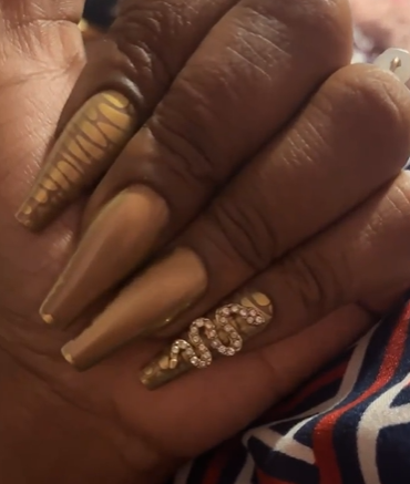 24pcs High-Shine Ballerina False Nails