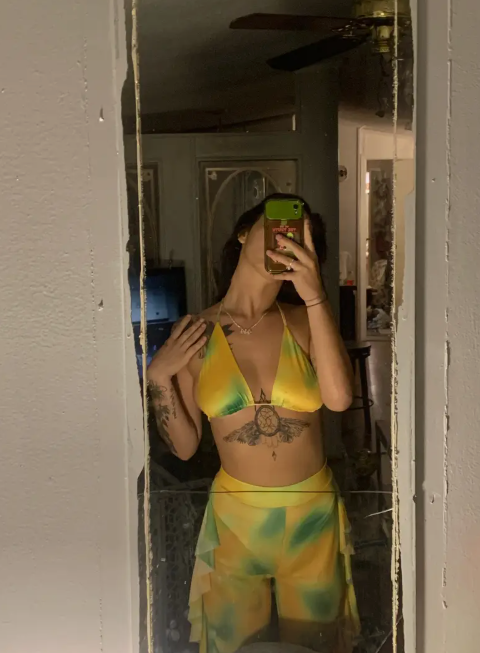 Flirty Tie Dye Two-piece Outfit