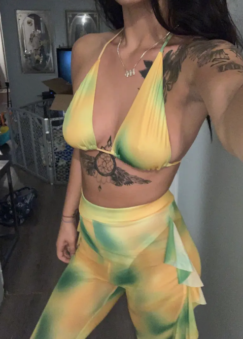 Flirty Tie Dye Two-piece Outfit