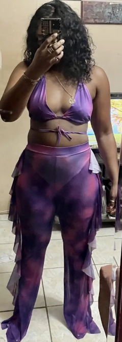 Flirty Tie Dye Two-piece Outfit