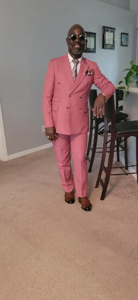 Fashion Tailored Fit Suit Coat