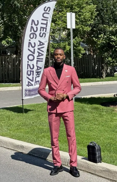Fashion Tailored Fit Suit Coat