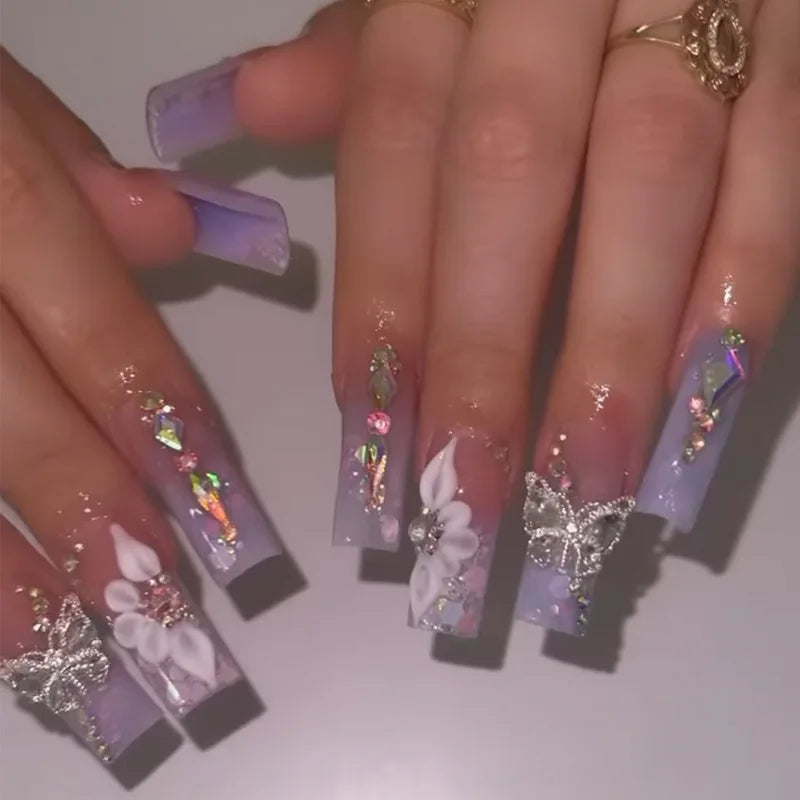 Six 24Pcs Nails