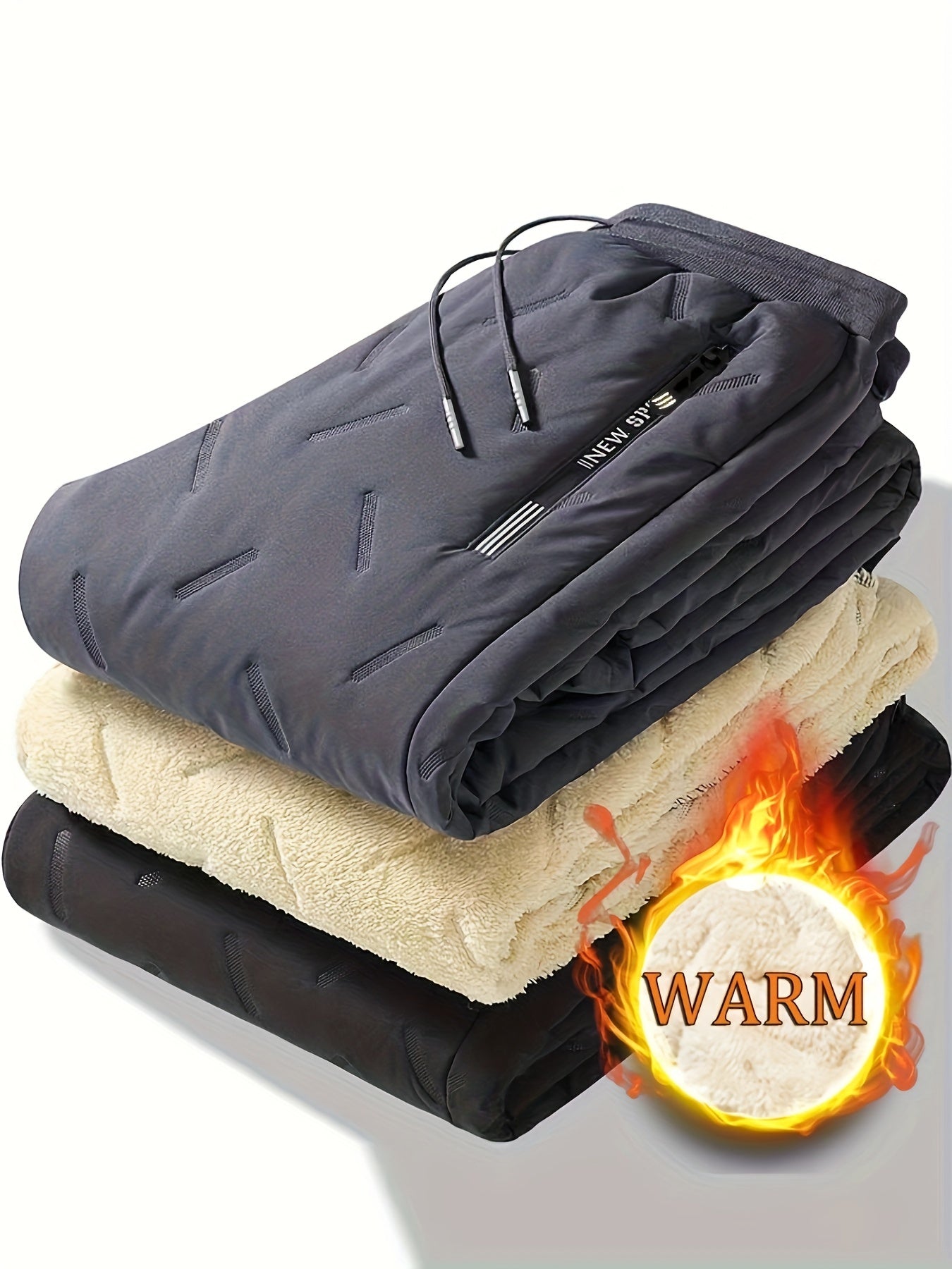 Men's Warm Fleece Joggers