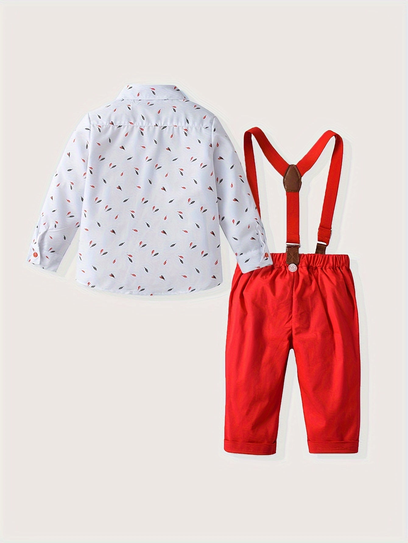 3pcs Adorable Gentleman Outfit Set