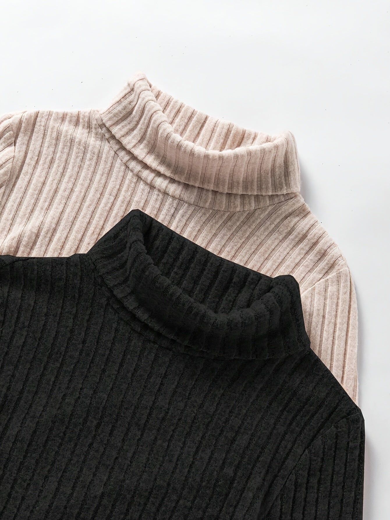 2 Pack Solid Color Ribbed Bodysuit