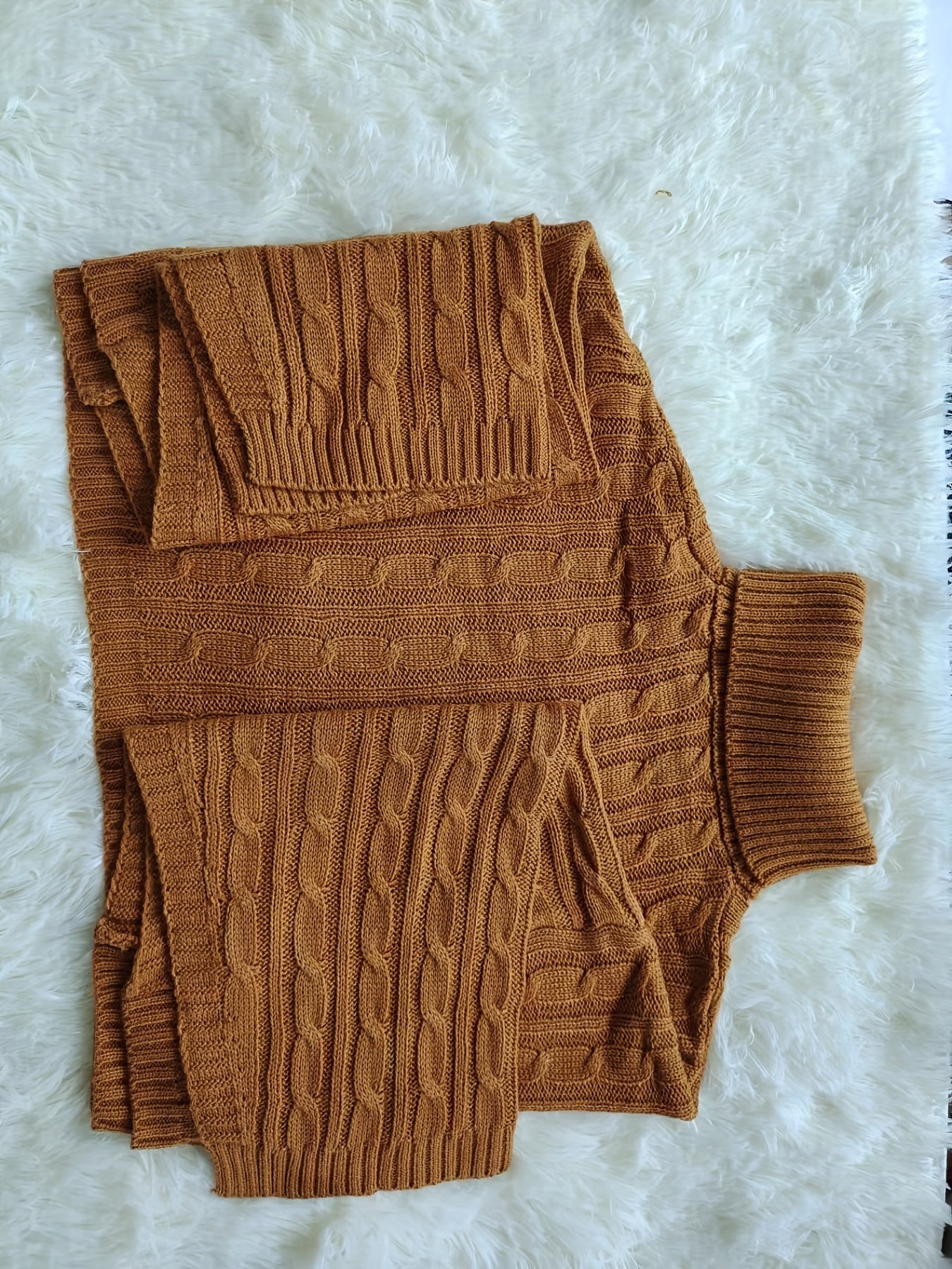 Turtleneck Cropped Sweater