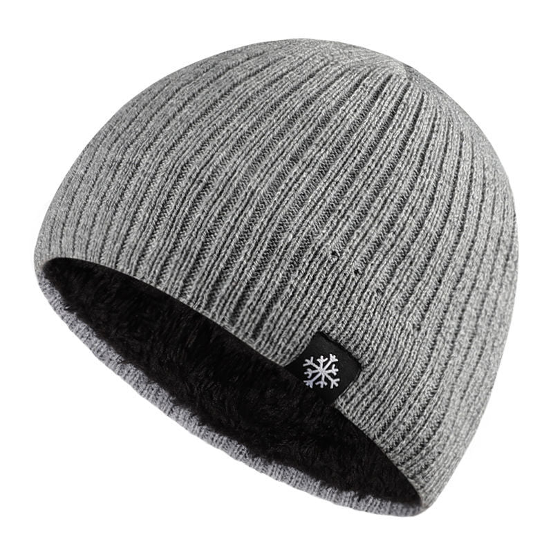 Thick Knitted Thermal Blend Hat