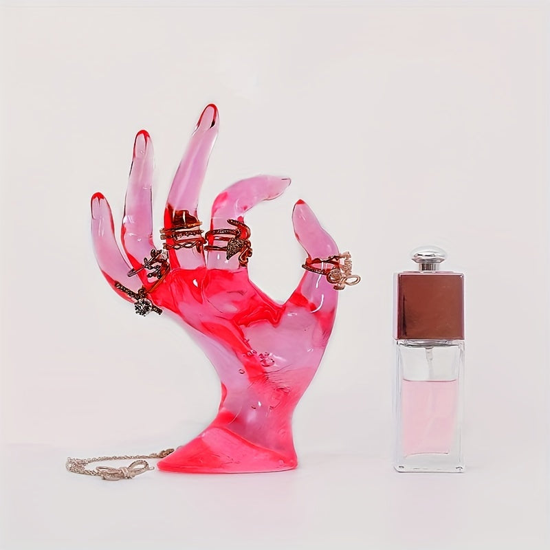1pc Exquisite Hand-Shaped Jewelry Stand